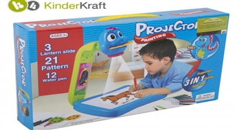 Kinder Kraft Rotaļu Projektors ar zīmēšanas piederumiem