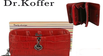 Кожаный кошелек Dr.Koffer