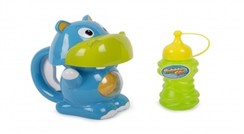 KinderKraft Hippo Пистолет для мыльных пузырей с мыльной жидкостью