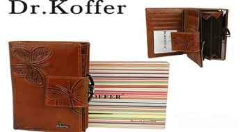 Кожаный кошелек Dr.Koffer 60011-10202 Brown