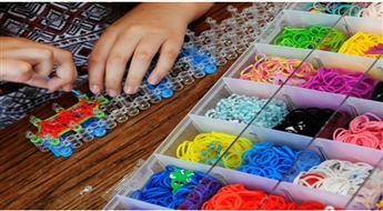 Набор из Резиновых Резиночек для Плетения Браслетов Большой 2500 Loom Bands