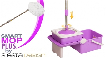 Siesta Design Smart Mop Plus Rotējošā slota, Tīrīšanas sistēma