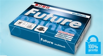 Papildini savus biroja papīra krājumus! Izcilas kvalitātes biroja papīrs Future Multitech līdz -42%