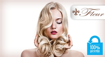 FLEUR: matu krāsošana ar jaunās paaudzes matu krāsu L'Oreal Matrix + maska + veidošana - 67%