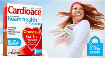 EkoMed: specializēti multivitamīni sirds un asinsvadu veselībai CARDIOACE ar Omega-3 - 50%