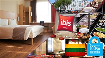 LIETUVAS NEDĒĻA: Atpūta diviem Kauņā, viesnīcā IBIS KAUNAS CENTRE: nakšņošana + dzirkstošais vīns numuriņā + brokastis līdz -43%
