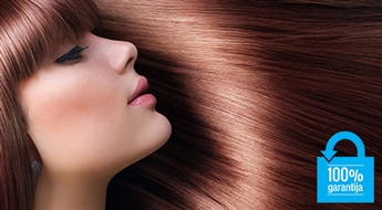 Matu griešana + veidošana + krāsošana ar kvalitatīvo LAKME krāsu salonā "Edgars" Liepājā - 36%