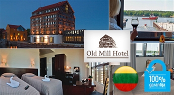 LIETUVAS NEDĒĻA: romantiska atpūta ar skatu uz jūru! Nakts elegantajā Klaipēdas viesnīcā OLD MILL HOTEL (ar vai bez brokastīm) līdz -50%
