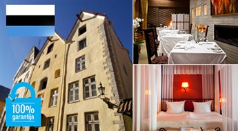 IGAUNIJAS NEDĒĻA: 5* atpūta diviem Tallinā, viesnīcā The Three Sisters Hotel - nakšņošana Deluxe numuriņā + 3 ēdienu vakariņas restorānā + brokastis - 40%