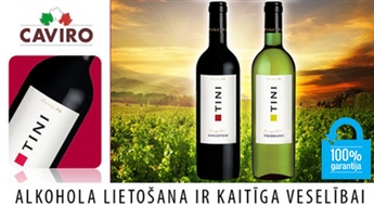 Atsvaidzinošs vīns no saulainās Itālijas: Tini baltvīns vai sarkanvīns - 50% Vīnu varēsi saņemt LB veikalā Spīķeros!