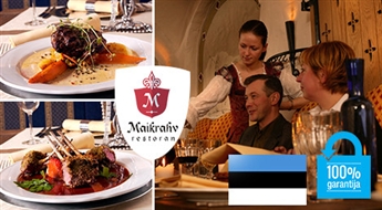 IGAUNIJAS NEDĒĻA: maltīte viduslaiku stila restorānā Maikrahv, Tallinā - 50%