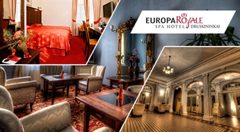 Atpūta diviem 4* viesnīcā Europa Royale SPA Druskininkai Lietuvā līdz - 50%