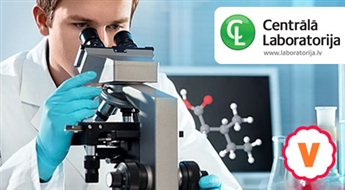 CENTRĀLĀ LABORATORIJA piedāvā: kompleksās analīzes veselības stāvokļa noteikšanai VISĀ LATVIJĀ – 40%