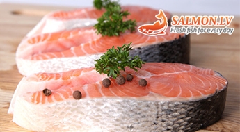 Svaigi foreles steiki (1 kg) ar BEZMAKSAS piegādi no Salmon.lv - 35%