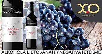 X.O: sarkanvīns Nature Organic Cabernet Sauvignon no saulainajām Spānijas ielejām - 68%
