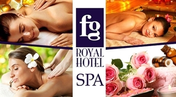 FG Royal Hotel SPA: Āzijas relaksējošā masāža, ajūrvēdas masāža vai limfodrenāžas masāža + sapropeļa ietīšana līdz -76%