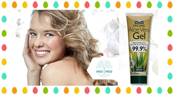 EkoMed: 100% dabīgais dziedējošais ALOE VERA gēls – 50%