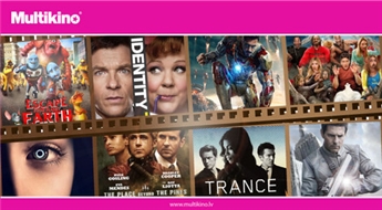 MULTIKINO piedāvā: no 3. līdz 9. MAIJAM biļete uz JEBKURU filmu (arī 3D), jebkurā dienā un laikā - 50%