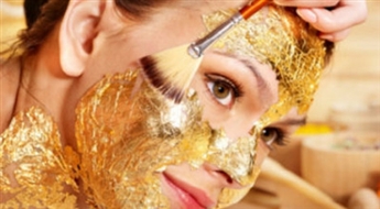 Salons Server: ekskluzīvā Kleopatras zelta maska + sejas ādas tīrīšana ar ultraskaņu + vakuummasāža sejai - 79%