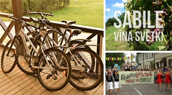 Velo Love 3 dienu velo ceļojums pa Kurzemes Šveici: Sabiles vīna svētki, Kandava, Pedvāle un Pūres šokolādes muzejs - 40%