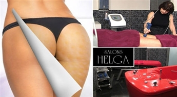 Pirmo reizi Latvijā! Triecienviļņu terapija cīņai pret celulītu salonā HELGA līdz -70% PĀRBAUDĪTS REZULTĀTS!