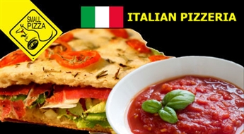 SMALL PIZZA: itāļu maizīte fokača + Dienas zupa - 50%