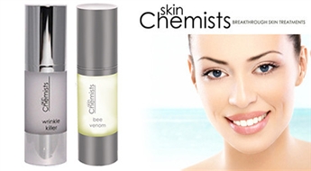 Ekskluzīvais Skin Chemists serums Bee Venom vai Snake Serum efektīvai cīņai pret ādas novecošanos un grumbiņām līdz - 85%