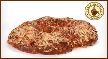 Raušu Meistara sāļais kliņģeris ar sieru un šķiņķi (1,5 kg) - 37%
