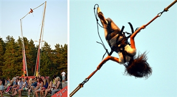 Lidojums 20 m augstumā! Atrakcija "Katapulta Big Air" adrenalīna medniekiem - 50% Piedāvājumu vari izmantot līdz septembra vidum!