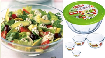 PYREX stikla bļodu komplekts (ar vai bez vāciņiem) ērtai ēdiena uzglabāšanai un pārvietošanai -61%