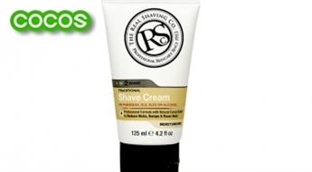 The Real Shaving co Tradicionāls Mitrinošs skūšanās krēms 125 ml