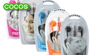 Lieliskās Maxell In-Ear austiņas