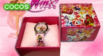 Winx princešu rokaspulkstenis dāvanu kārbā