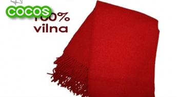100% aitas vilnas pleds
