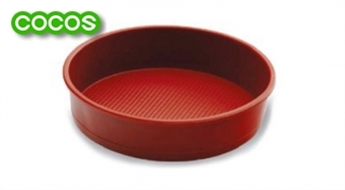 Silikona forma 24cm sarkana