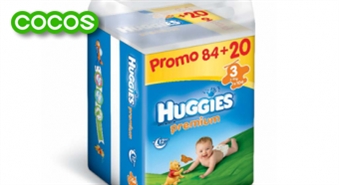 Двойная упаковка подгузников Huggies Super Dry 3  размер
