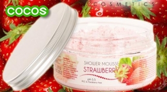 Ceano Cosmetics Dušas uzpūtenis - Zemene