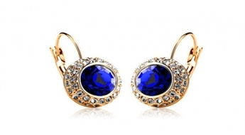 Neticami sievišķīgi auskari ar mirdzošiem Swarovski Elements kristāliem -61%