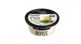 Brīnišķīga maska ķermenim Organic Shop balto šokolādi