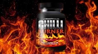 Aktivizējiet vielmaiņu, stimulējiet svara zaudēšanu - efektīvas kapsulas  Chilli Burner -59%