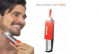 Cверхострый триммер с подсветкой Micro Sharp Trim Duo для мужчин -70%