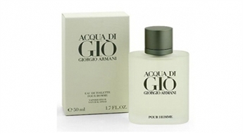 Tualetes ūdens  Giorgio Armani Acqua di Gio EDT 50 ml, kas simbolizē svaigumu un brīvību