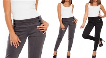 Удобные и стильные женские брюки с высокой линией талии -50%