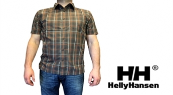Moderns, rūtains vīriešu krekls no tirdzniecības zīmola Helly Hansen