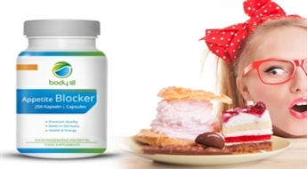 Dabīgs apetītes apslāpētājs! Appetite Blocker kapsulas  - izsalkuma sajūtas apslāpētājs -64%