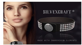 Роскошный женский с 4 рядами кристаллов Swarovski® Elements -75%