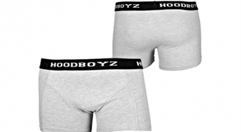 Комплект (4 шт.) невероятно удобных однотонных мужских боксеров Hoodboyz