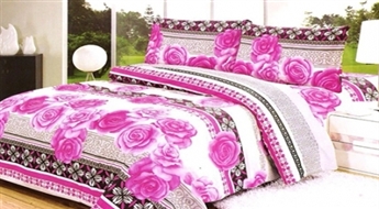 20 dažādi modeļi! Gultas veļas komplekti no krepa materiāla, izmērs 160 x 200 cm -59%