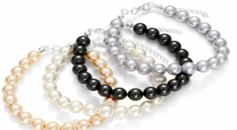 Sieviešu pērļu rokassprādzes no Swarovski® skaistās krāsās -85%