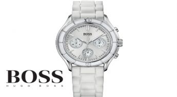 Satriecoši skaist sudraba sieviešu rokaspulkstenis Hugo Boss -69%